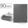 Carpeta de proyectos Liderpapel de carton gomas gris 9 cm