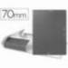 Carpeta de proyectos Liderpapel carton con gomas gris 7 cm