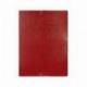 Carpeta de proyectos Liderpapel de carton con gomas. Folio. Rojo. 5 cm