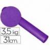 Papel de regalo kraft liso bobina 31 cm 3,5 kg color lila.