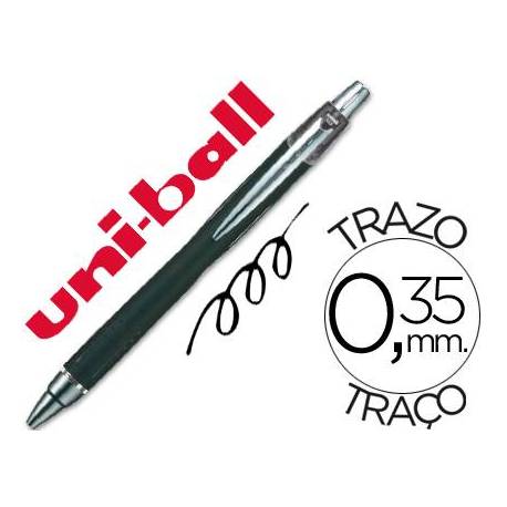 Rotulador-Bolígrafo roller Uni-Ball negro SXN-210 Jet Stream trazo 0,35 mm