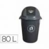 Papelera plastico Q-Connect de 80 L