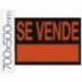 Cartel "Se vende" 70x50 cm