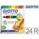 Rotulador Giotto Turbo punta media lavable caja de 24 rotuladores