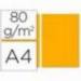 Papel color Liderpapel naranja A4 80 g/m2 100 hojas