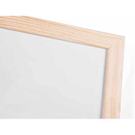 Pizarra Blanca de Melamina con marco de madera 60x40 Q-Connect (26353)
