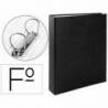 Carpeta 2anillas 40mm Folio Liderpapel Negro