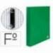 Carpeta 2anillas 25mm Folio Liderpapel Verde
