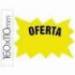 Etiqueta marcaprecios Oferta amarilla (160 x 110 mm)