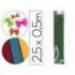 Papel crespon Liderpapel verde oliva