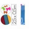 Papel crespon Liderpapel 50 cm x 2.5m 34g/m2 color azul