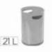 Papelera con asas 21 L gris
