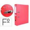 Archivador de palanca Liderpapel Documenta folio color rojo