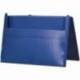 Carpeta Liderpapel portadocumentos broche polipropileno Din A4 color azul con asa