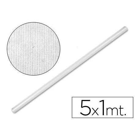 Bobina papel tipo kraft Liderpapel 65 g/m² 5 x 1 m blanco