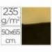 Cartulina metalizada Liderpapel color oro 235 g/m2