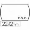 Rollo Etiquetas adhesivas Meto PVP 22 x 12