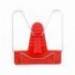 ATRIL LIDERPAPEL BASE PLASTICO ANGULO AJUSTABLE SOPORTE PARTE POSTERIOR 190X215 MM ROJO