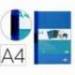 Carpeta dossier con pinza lateral Liderpapel 60 hojas Din A4 color azul
