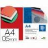Tapa de Encuadernacion Polipropileno Liderpapel Din A4 rojo Opaco 0,5 mm pack 100 uds
