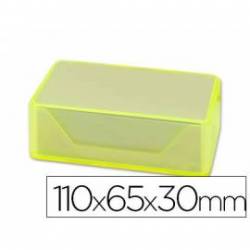Caja plastico Liderpapel para tarjetas de visitas 110x65x30mm