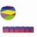 Suelo de puzzle Bicolor Lila y Rojo 1m x 1m x 2 cm marca Sumo Didactic