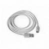 CABLE GROOVY USB-A A TIPO C LONGITUD 2 MT BLANCO