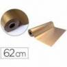 PAPEL DE REGALO BASIKA METALIZADO COLOR ORO BOBINA 62 CM