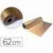PAPEL DE REGALO BASIKA METALIZADO COLOR ORO BOBINA 62 CM