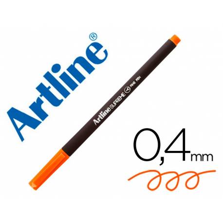 ROTULADOR ARTLINE SUPREME EPFS200 FINE LINER PUNTA DE FIBRA COLOR NARANJA 0,4 MM