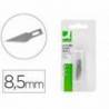 REPUESTO CUTER BISTURI MARCA Q-CONNECT KF00289 BLISTER DE 5 UNIDADES