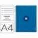 CUADERNO ESPIRAL LIDERPAPEL DIN A4 MICRO ANTARTIK RAYADO HORIZONTAL COLOR AZUL CARTON FORRADO