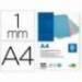 TAPA ENCUADERNACION MARCA LIDERPAPEL CARTON DIN A4 1 MM CELESTE PAQUETE DE 50 UNIDADES
