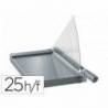 GUILLOTINA DE PALANCA MARCA LEITZ PRECISION OFFICE PRO A4+ BASE CRISTAL LONGITUD CORTE 381 MM CAPACIDAD DE CORTE 25 HOJAS