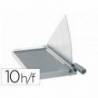 GUILLOTINA DE PALANCA LEITZ DIN A3 BASE PLASTICO LONGITUD CORTE 457 MM CAPACIDAD CORTE 10H