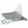GUILLOTINA DE PALANCA LEITZ PRECISION HOME OFFICE DIN A4 BASE PLASTICO LONGITUD CORTE 381 MM CAPACIDAD DE CORTE 10