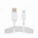 CABLE LIGHTNING BELKIN CAA001BT2MWH A USB-A BOOST CHARGE LONGITUD 2 M BLANCO