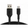 CABLE MARCA BELKIN CAB005BT1MBK BOOST CHARGE USB-A A MICRO-USB LONGITUD 1 M COLOR NEGRO