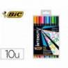 ROTULADOR MARCA BIC INTENSITY FINE PUNTA DE FIBRA 0,4 MM COLORES SURTIDOS
