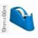 PORTARROLLO SOBREMESA Q-CONNECT PLASTICO PARA CINTAS DE 66 MT AZUL 220X100X70 MM