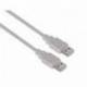 CABLE USB NANOCABLE 2.0 TIPO A/M-A/M GRIS LONGITUD 1 M