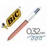 BOLIGRAFO MARCA BIC 0,4 MM CUATRO COLORES