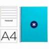 CUADERNO ESPIRAL LIDERPAPEL DIN A4 MICRO ANTARTIK RAYADO HORIZONTAL AZUL 80H