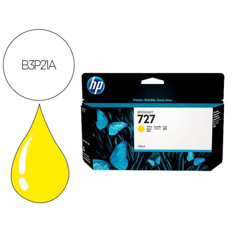 CARTUCHO INK-JET HP DESIGNJET 727 COLOR AMARILLO B3P21A