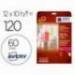 ETIQUETA ADHESIVA AVERY INVISIBLE REDONDA PARA IMPRESORA LASER 60 MM CAJA DE 120
