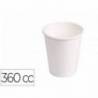 VASO DE CARTON BIODEGRADABLE BLANCO 360 CC PAQUETE DE 40 UDS
