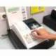 REGISTRADORA ECR SAMPOS ER-057 S COLOR BLANCA 14 DEPARTAMENTOS DISPLAY VFD ANTIREFLEJOS CONFORME