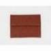 CARPETA PORTADOCUMENTOS ARTESANIA PIEL SINTENTICA CON DOBLE CIERRE DE IMAN CUERO 260X235X35 MM