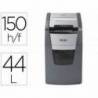 DESTRUCTORA DE DOCUMENTOS MARCA REXEL OPTIMUM AUTOFEDD+ 150X EU CAPACIDAD DE CORTE 150 HOJAS DESTRUYE GRAPAS Y CLIPS