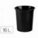 PAPELERA PLASTICO ARCHIVO 2000 ANTIMICROBIANA SANITIZED PLASTICO COLOR NEGRO 16 LITROS 290X310 MM